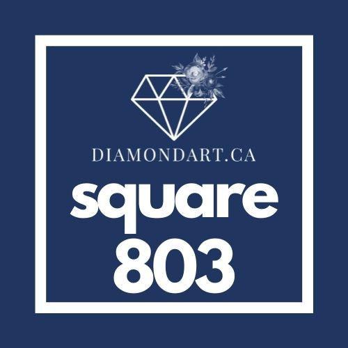 Square Diamonds DMC 700 - 899-500 diamonds (3 grams)-803-DiamondArt.ca