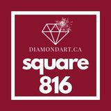 Square Diamonds DMC 700 - 899-500 diamonds (3 grams)-816-DiamondArt.ca