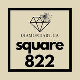 Square Diamonds DMC 700 - 899-500 diamonds (3 grams)-822-DiamondArt.ca