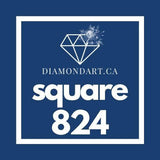 Square Diamonds DMC 700 - 899-500 diamonds (3 grams)-824-DiamondArt.ca