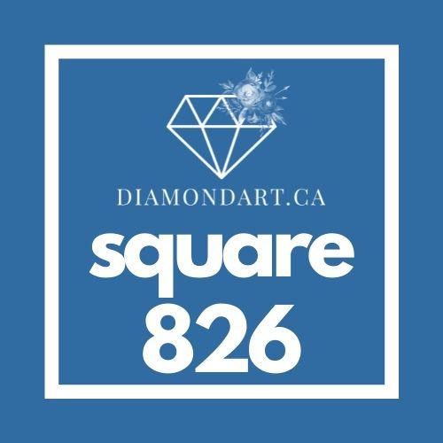Square Diamonds DMC 700 - 899-500 diamonds (3 grams)-826-DiamondArt.ca