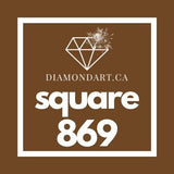 Square Diamonds DMC 700 - 899-500 diamonds (3 grams)-869-DiamondArt.ca
