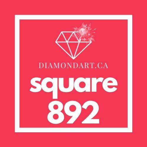 Square Diamonds DMC 700 - 899-500 diamonds (3 grams)-892-DiamondArt.ca