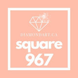 Square Diamonds DMC 900 - 3299-500 diamonds (3 grams)-967-DiamondArt.ca