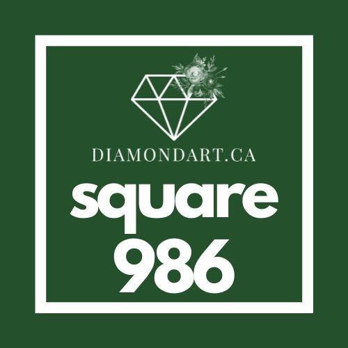 Square Diamonds DMC 900 - 3299-500 diamonds (3 grams)-986-DiamondArt.ca
