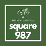 Square Diamonds DMC 900 - 3299-500 diamonds (3 grams)-987-DiamondArt.ca