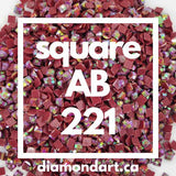 Square AB Diamonds DMC 100 - 899-150 diamonds (1 gram)-221-DiamondArt.ca