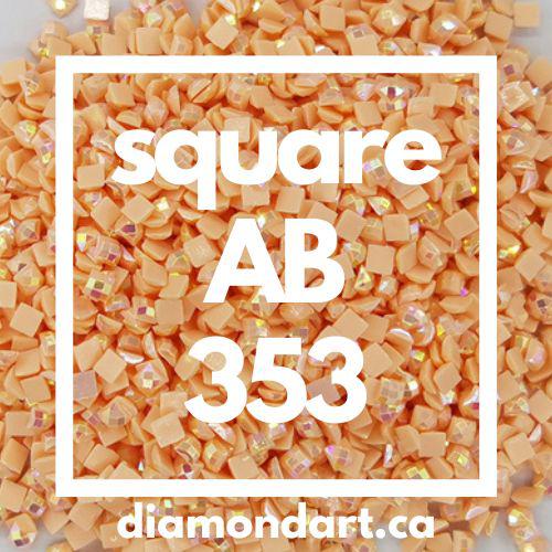Square AB Diamonds DMC 100 - 899-150 diamonds (1 gram)-353-DiamondArt.ca