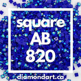 Square AB Diamonds DMC 100 - 899-150 diamonds (1 gram)-820-DiamondArt.ca