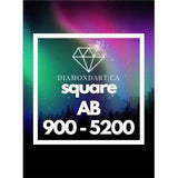 Square AB Diamonds DMC 900 - 5200-150 diamonds (1 gram)-902-DiamondArt.ca