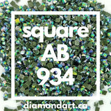 Square AB Diamonds DMC 900 - 5200-150 diamonds (1 gram)-934-DiamondArt.ca